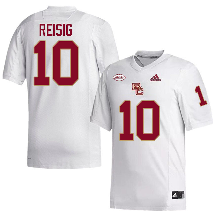 Shaker Reisig Jersey,#10 Shaker Reisig Boston College Eagles Football Jersey,Uniforms-White